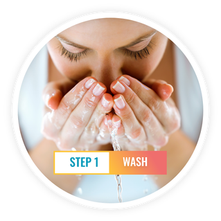 Step 1: Wash