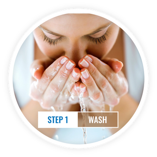 Step 1: Wash