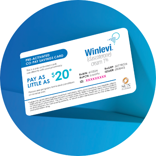 Prescription Acne Cream WINLEVI® (clascoterone) cream 1